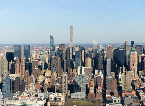 aerial view of manhattan
