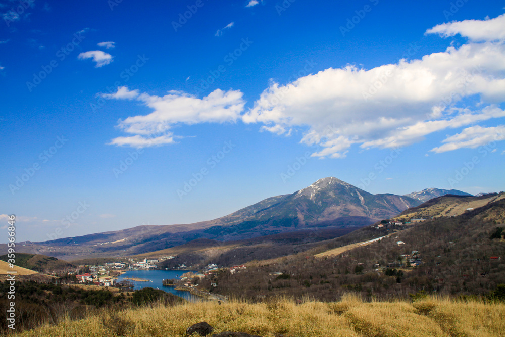 Naklejka premium 白樺湖