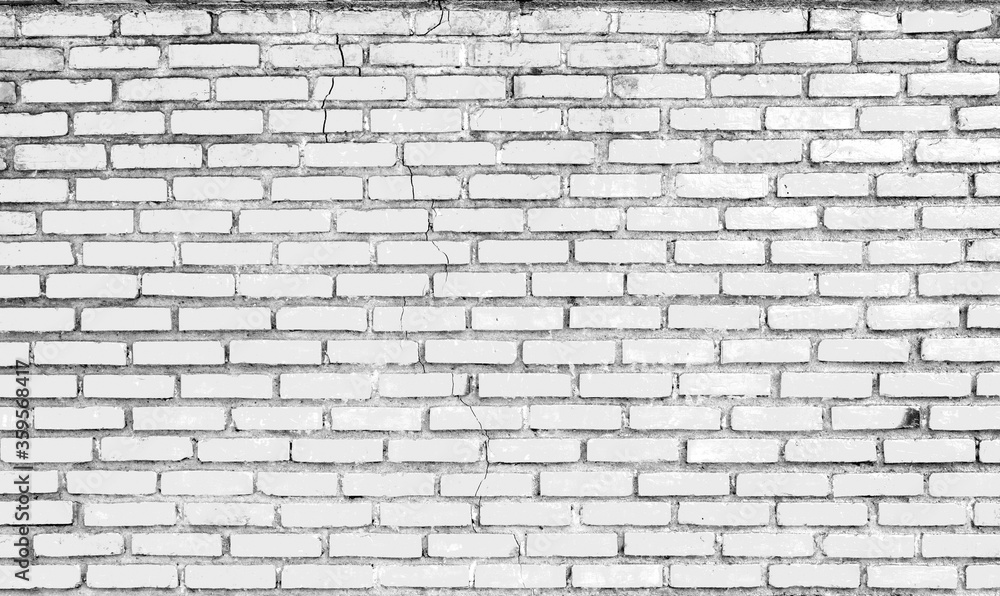 Abstract old white brick wall textured background Abstract old white brick wall textured background