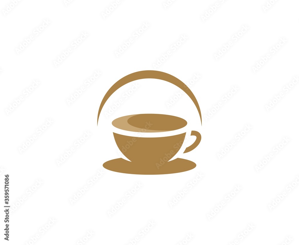 Obraz premium Coffee cup logo 