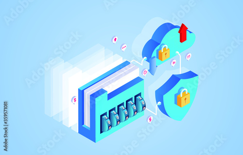File encryption storage, data information network security