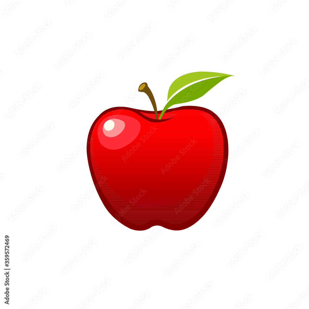 red apple isolated on white red apple isolated on white