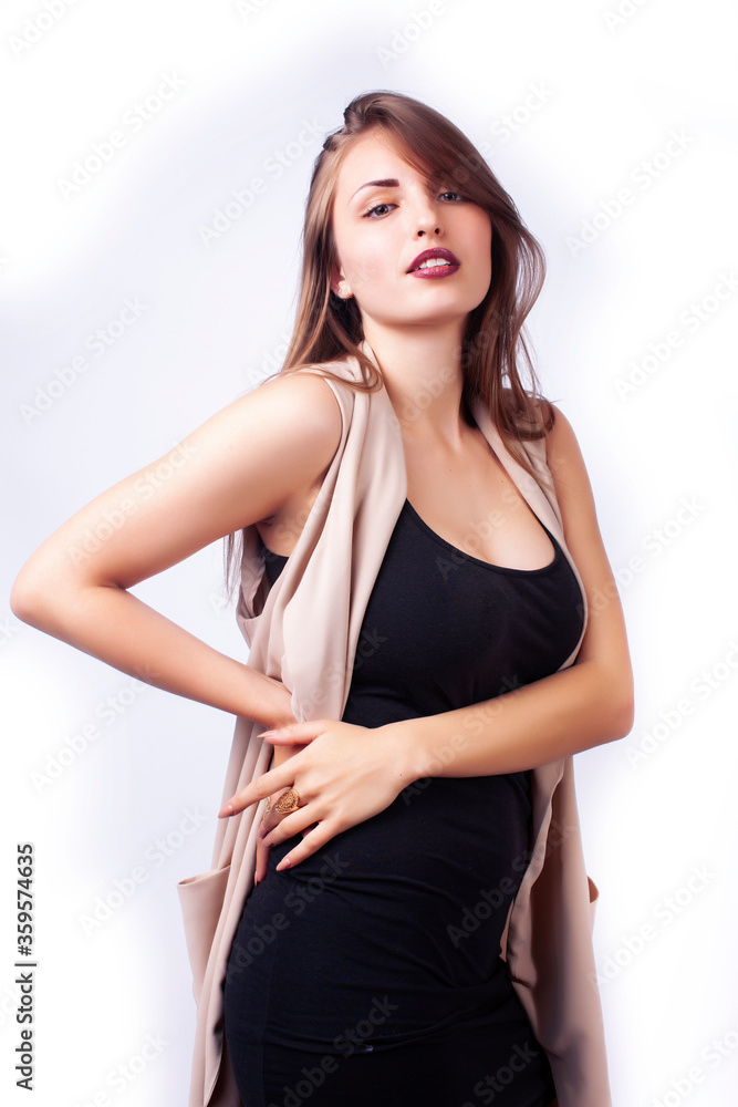 young pretty caucasian woman posing emotional isolated on white background, beauty people lifestyle concept young pretty caucasian woman posing emotional isolated on white background, beauty people lifestyle concept