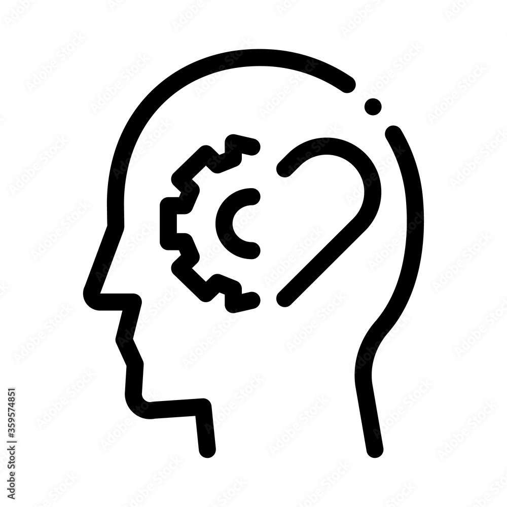 human think about heart health icon vector. human think about heart health sign. isolated contour symbol illustration human think about heart health icon vector. human think about heart health sign. isolated contour symbol illustration