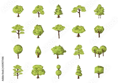 collection of trees