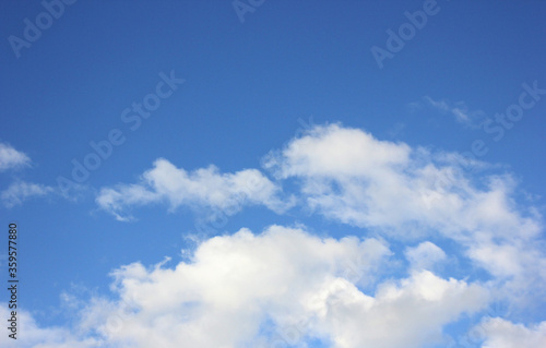 blue sky with clouds