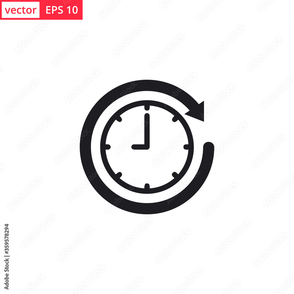 Clock icon vector design template. EPS 10 Clock icon vector design template. EPS 10