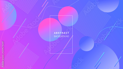 Abstract minimal geometric background. Colorful dynamic shapes. EPS 10 stock vector