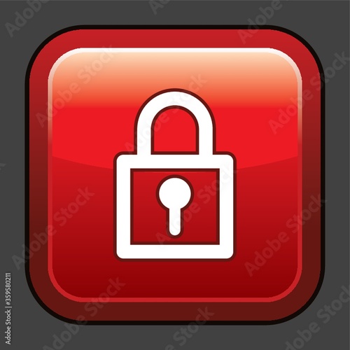A lock icon illustration.