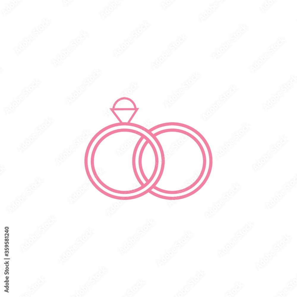 Obraz premium wedding rings