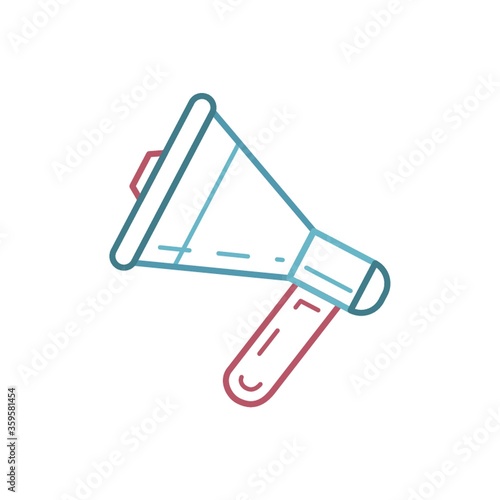 A megaphone illustration.