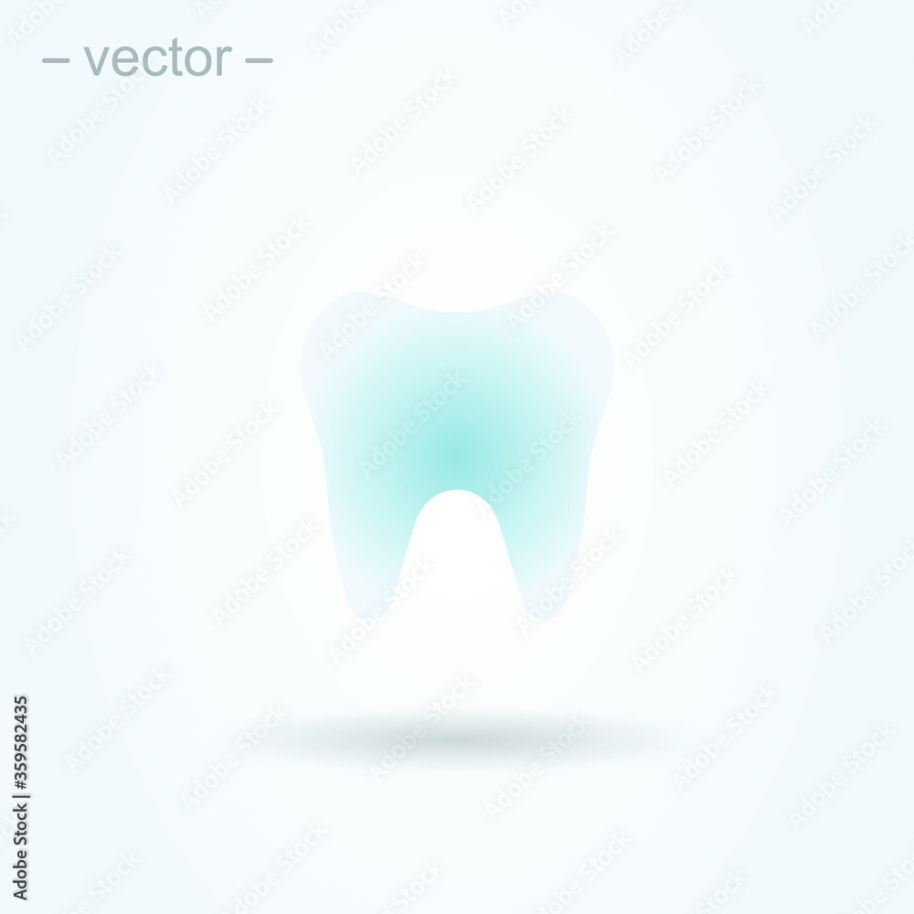 Dental Treatment and Tooth. Simple vector modern icon design illustration. EPS 10 Dental Treatment and Tooth. Simple vector modern icon design illustration. EPS 10