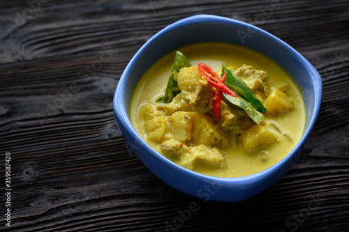Southern Thai style curry with pork and pineapple