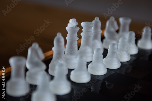 PLAYING CHESS - STRATEGY BOARD GAMES