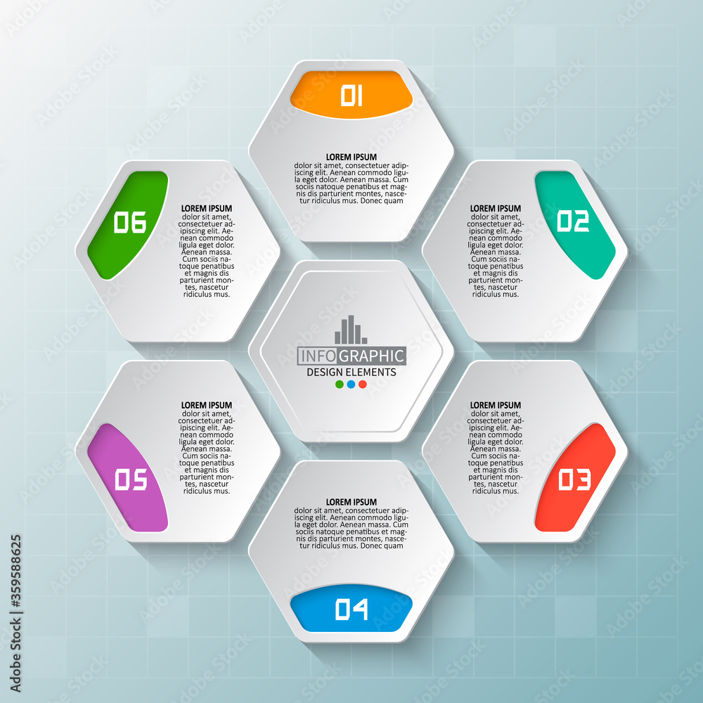 Abstract 3D Paper Infographics. Business template .Vector illustration Abstract 3D Paper Infographics. Business template .Vector illustration