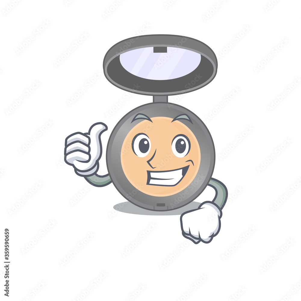 Highlighter cartoon picture design showing OK finger pose Highlighter cartoon picture design showing OK finger pose