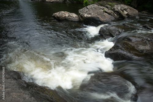 Rapids of the Mount Hope River in Mansfield  Connecticut.