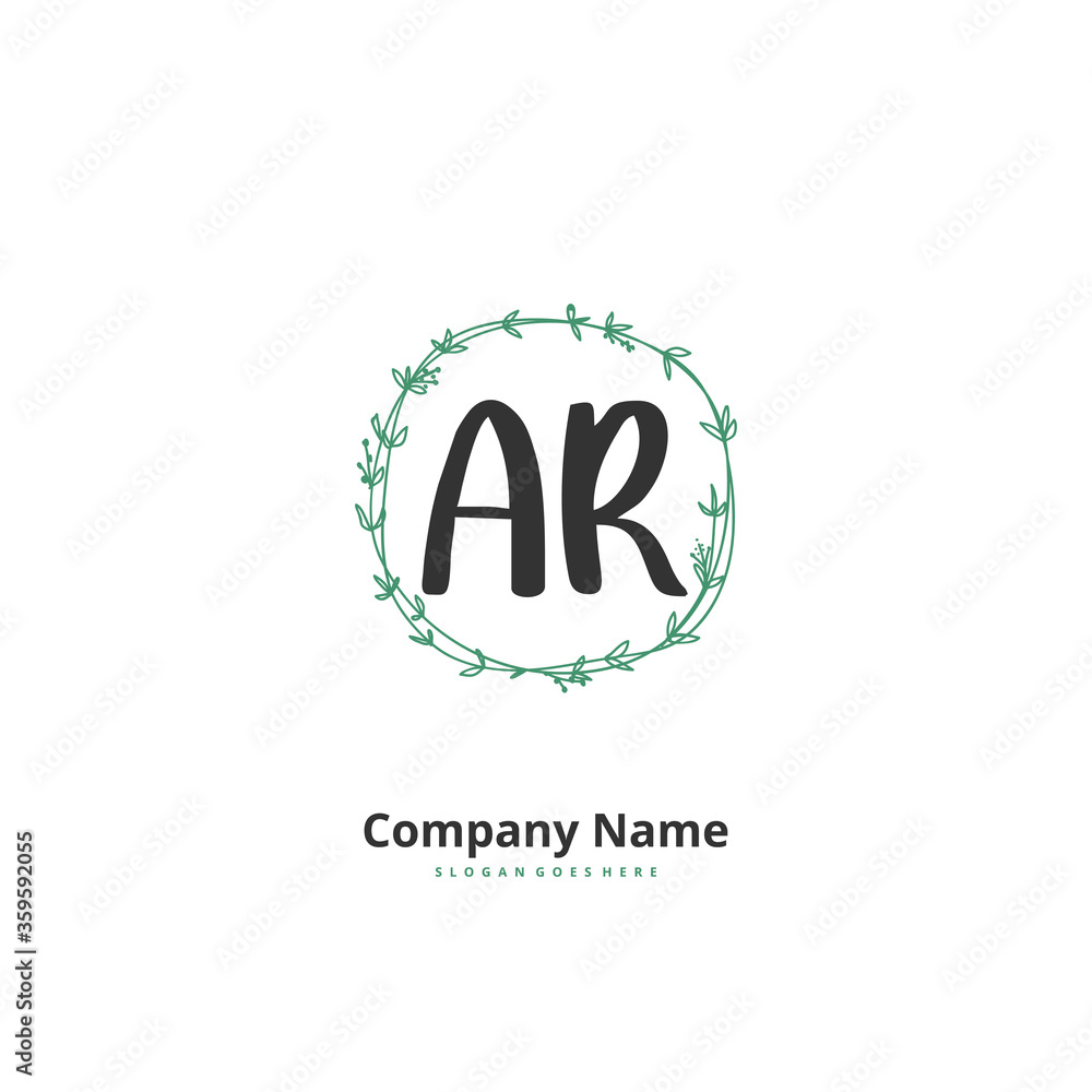 A R AR Initial handwriting and signature logo design with circle. Beautiful design handwritten logo for fashion, team, wedding, luxury logo. A R AR Initial handwriting and signature logo design with circle. Beautiful design handwritten logo for fashion, team, wedding, luxury logo.
