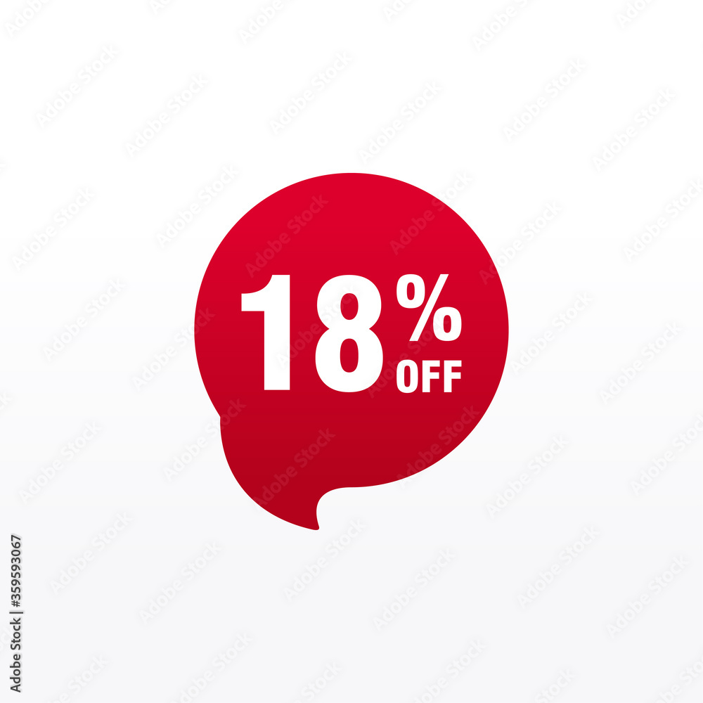 18 discount, Sales Vector badges for Labels, , Stickers, Banners, Tags, Web Stickers, New offer. Discount origami sign banner 18 discount, Sales Vector badges for Labels, , Stickers, Banners, Tags, Web Stickers, New offer. Discount origami sign banner