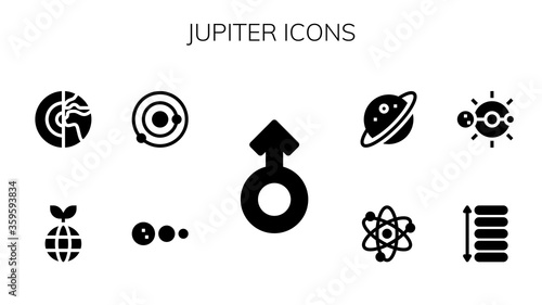 jupiter icon set