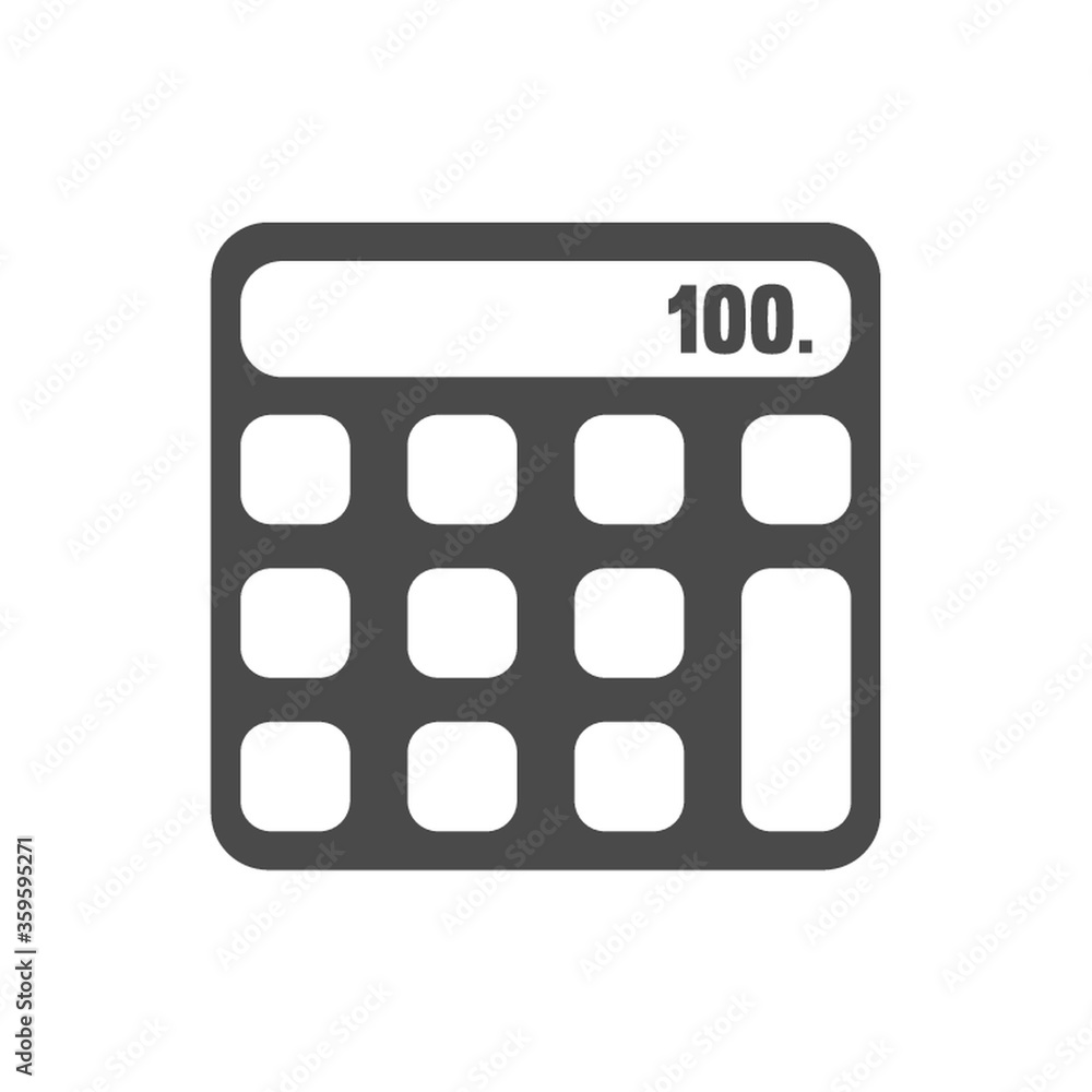 A calculator illustration. A calculator illustration.