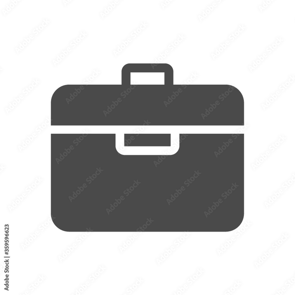 A briefcase illustration. A briefcase illustration.