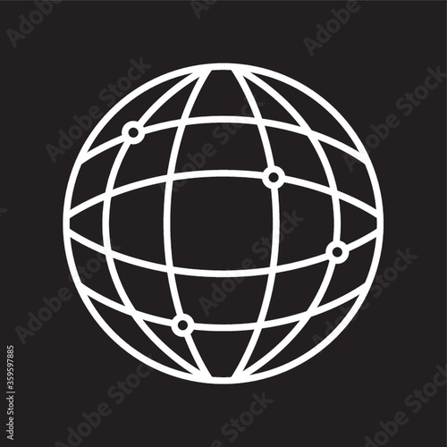 Globe icon.