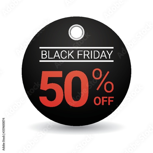 black friday sale tag