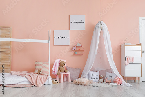 Konstfotografi Interior of modern children's room
