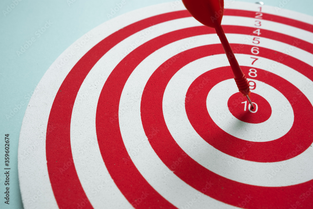 Dart game. Challenge opportunity success risk business concept Dart game. Challenge opportunity success risk business concept
