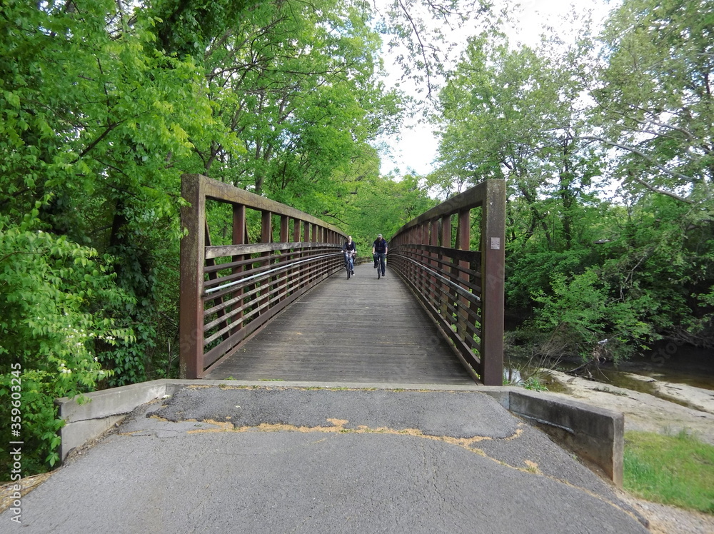 old wooden bridge