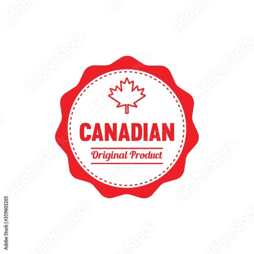 A canadian original product label illustration.