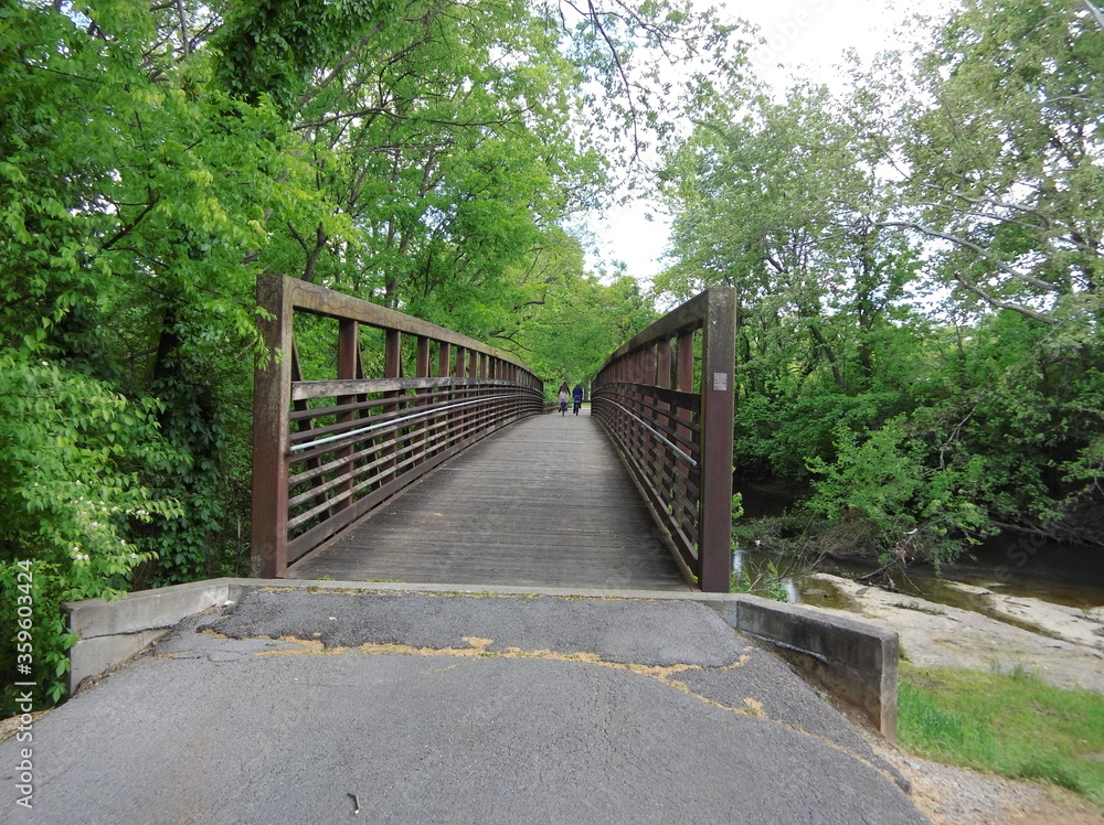 old wooden bridge