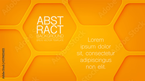 Hexagonal, honeycomb 3D blue abstract vector background, pattern for infographic, business presentation, web, internet, brochure, wallpaper.