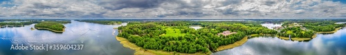 Fototapeta Naklejka Na Ścianę i Meble -   Panorama Mazur w północno-wschodniej Polsce