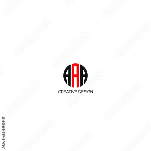 Letter AAA Logo. A Letter Design Vector

