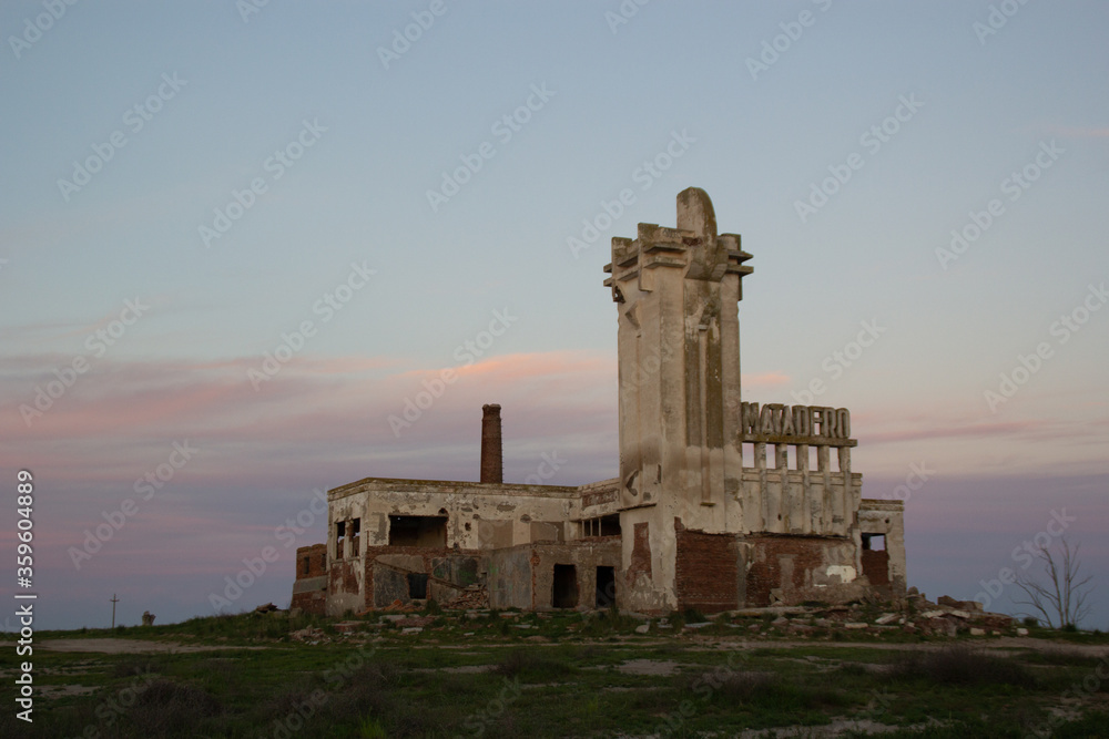 old abandoned house ruins in ghost city old abandoned house ruins in ghost city