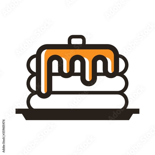 A pancakes illustration.