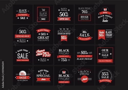 collection of black friday sale wallpapers