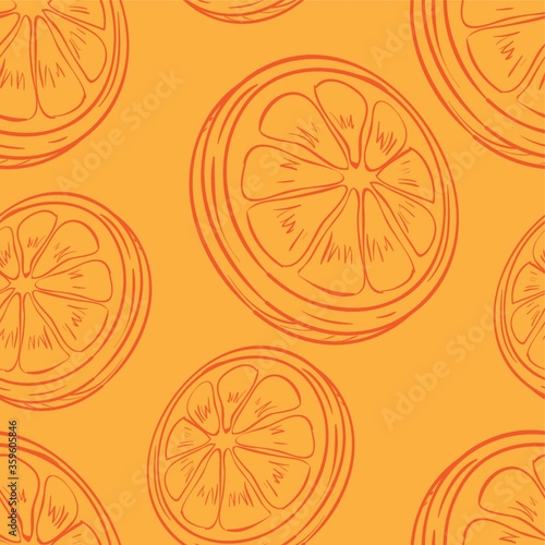 orange slices background