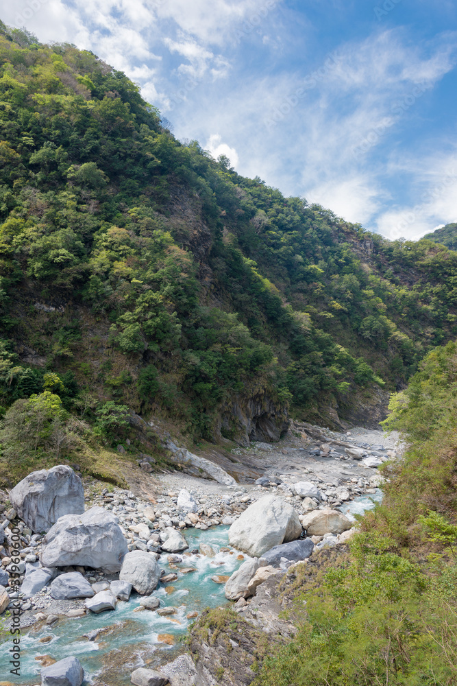 Beautiful scenic view near Yuewangting (Yuewang Pavilion) at Taroko National Park. a famous tourist spot in Xiulin, Hualien, Taiwan. Beautiful scenic view near Yuewangting (Yuewang Pavilion) at Taroko National Park. a famous tourist spot in Xiulin, Hualien, Taiwan.