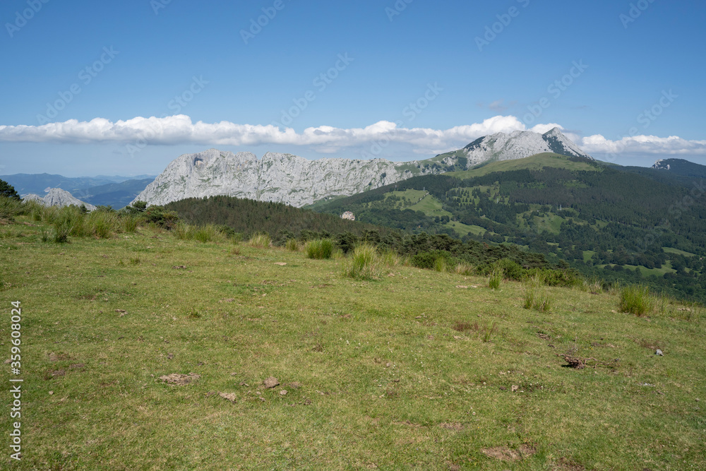 Fototapeta premium landscape in basque mountains