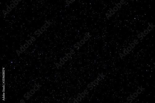 Stars and galaxy outer space sky night universe black starry background of shiny starfield
 photo