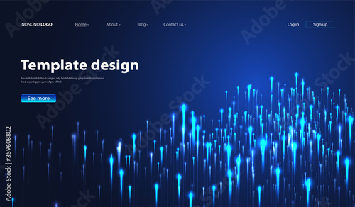 Abstract technology data visualization background. network futuristic wireframe. artificial intelligence. cyber security. visual information complexity. Intricate data threads plot.