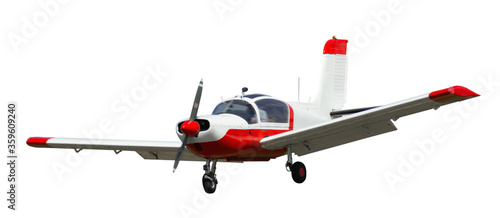 Sport aircraft isolated photo
