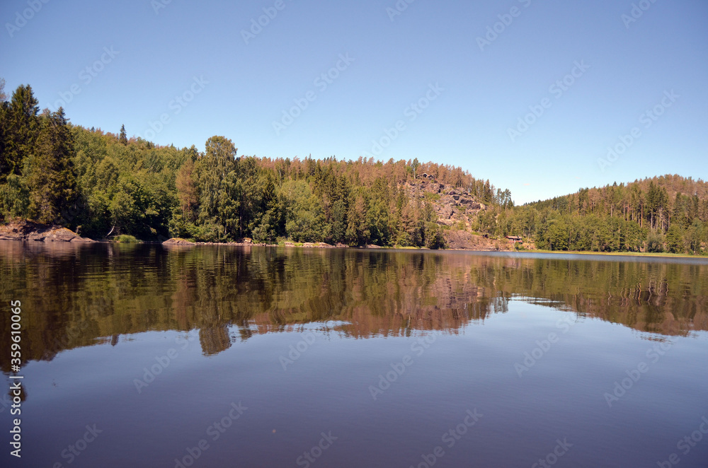 Halden Canal. Norway Halden Canal. Norway