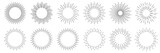 Sunburst set. Sunburst icon collection vector.Retro sunburst design.Big collection sunburst best quality. Vector illustration.