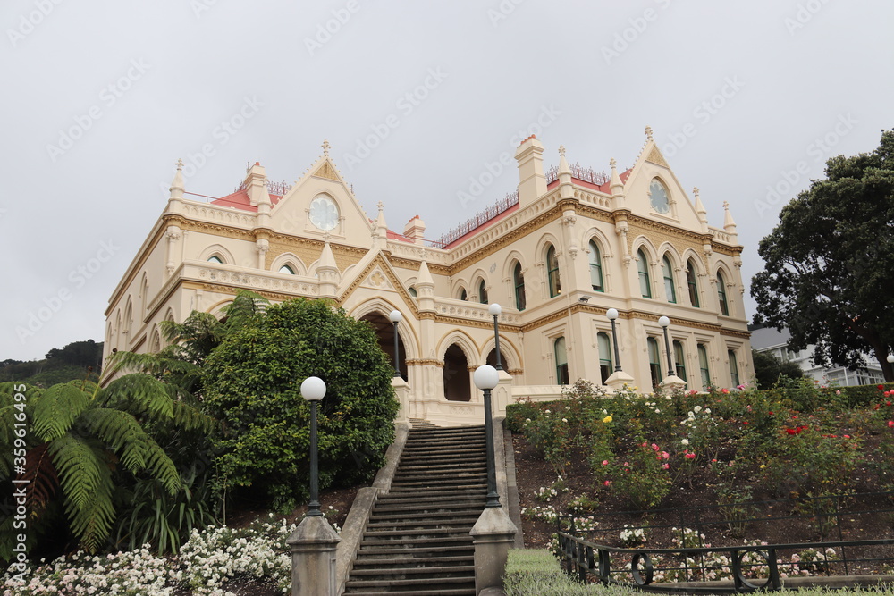 Bibliothèque à Wellington, Nouvelle Zélande