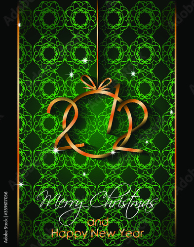 2021 Happy New Year background for your seasonal invitations, festive posters, greetings cards.