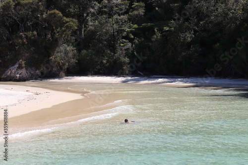 Plage du parc Abel Tasman, Nouvelle Zélande